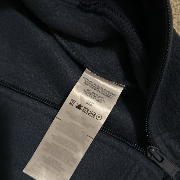 Columbia Baby Fleece Jacket, Navy, 6-12M - Picture 4 of 4